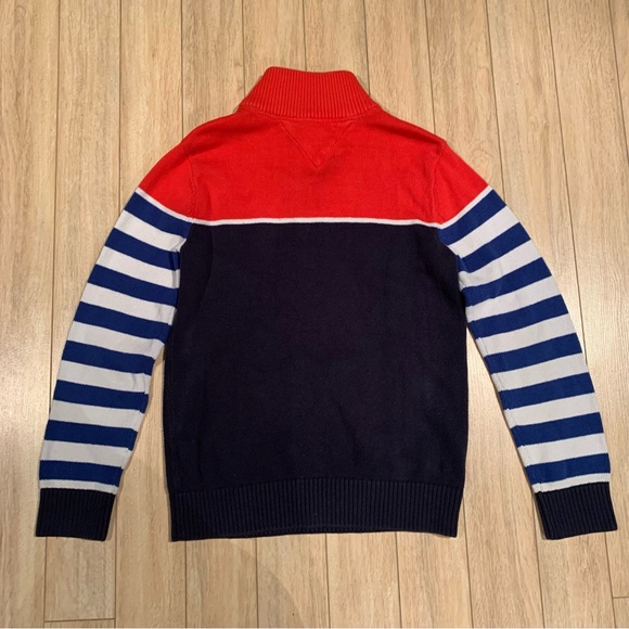 Tommy Hilfiger 1/4 Zip Sweater Boys XL 16-18 - Picture 3 of 10